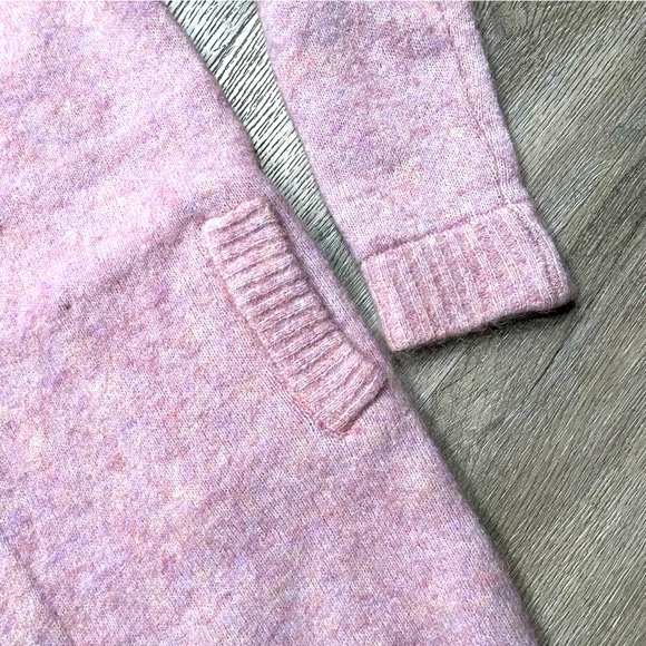 Acne Studios Raya Wool Mohair Oversize Long Cardigan Open Front Pockets Sz S - Picture 4 of 12